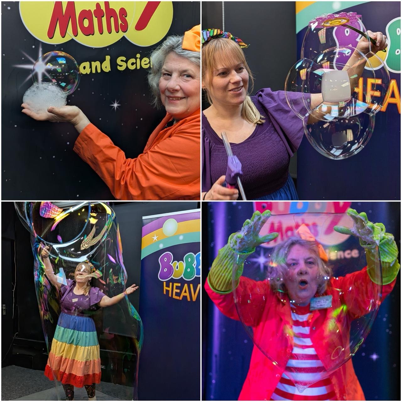 Bubble show wonders