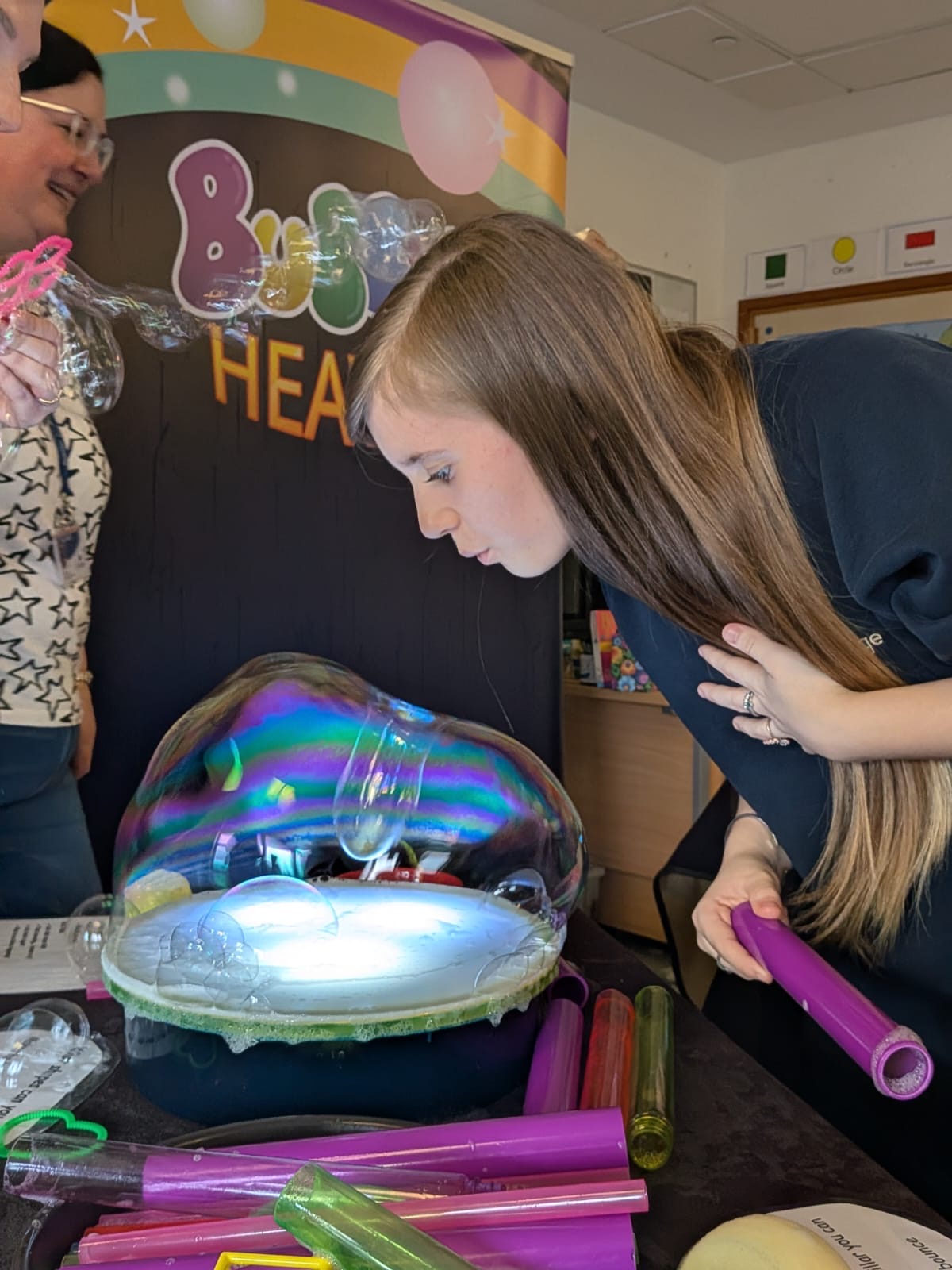 Bubbles in a bubble